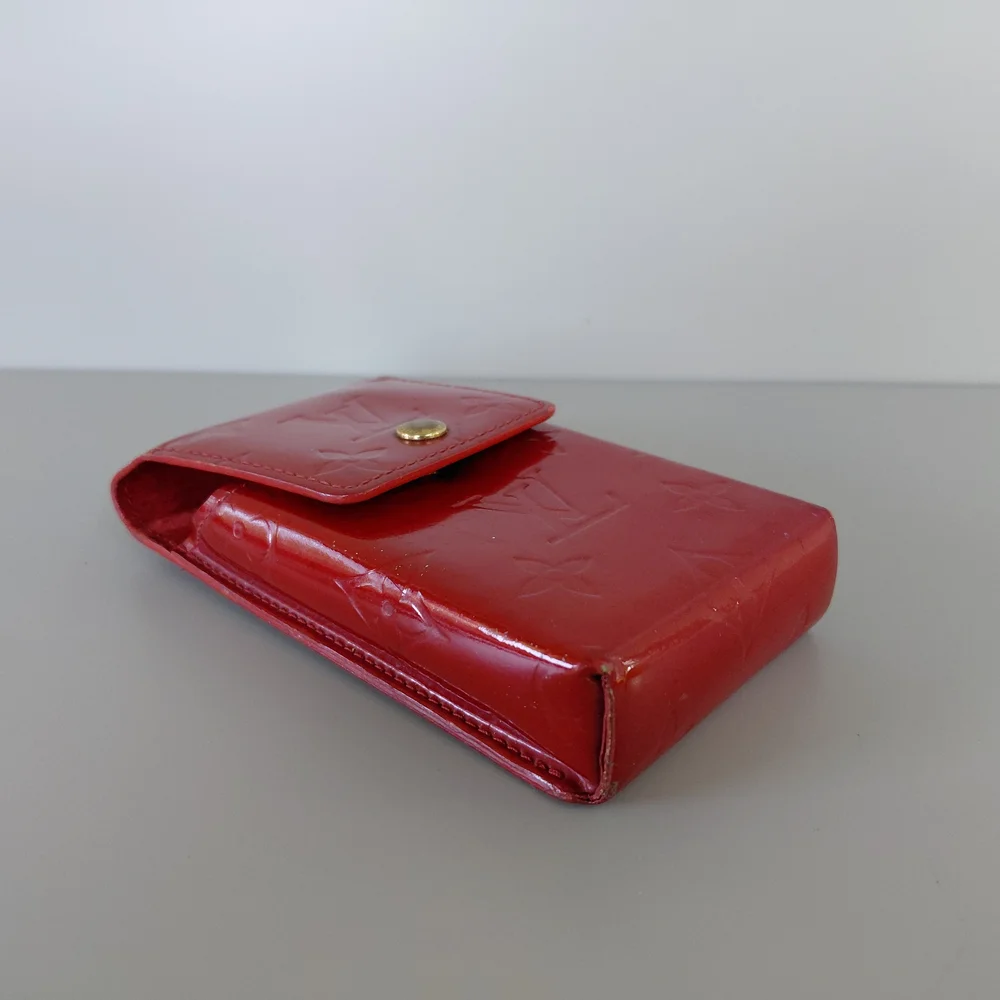Louis Vuitton Virnes Glossy Red Phone Holster